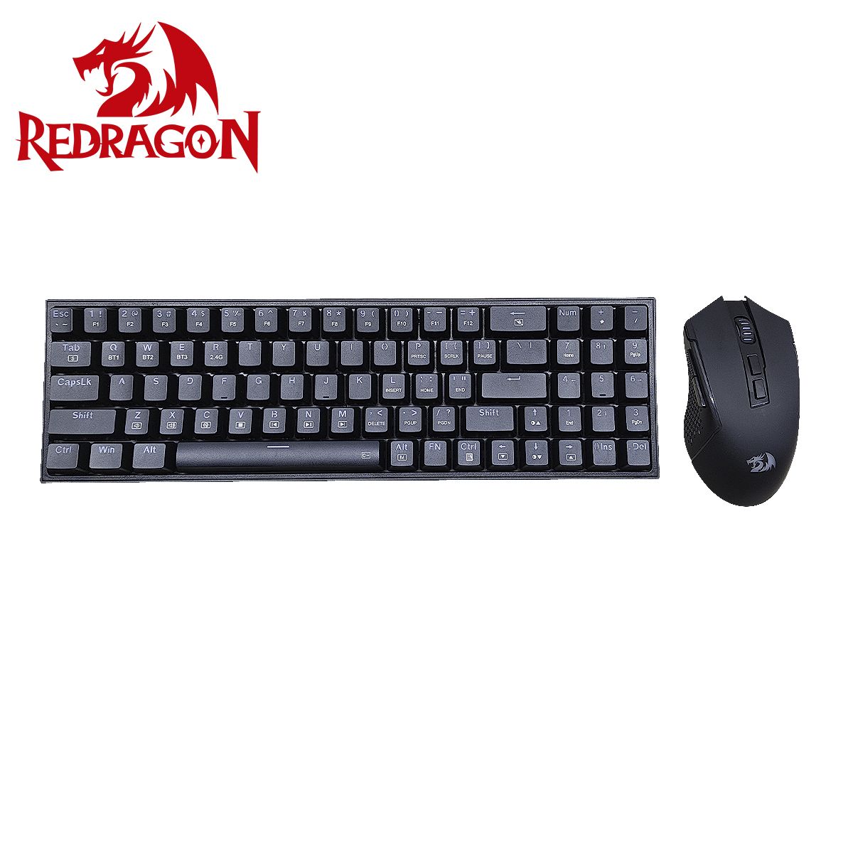 REDRAGON - Combo Redragon 2 en 1 POLLUX + TRIDENT S136 Black