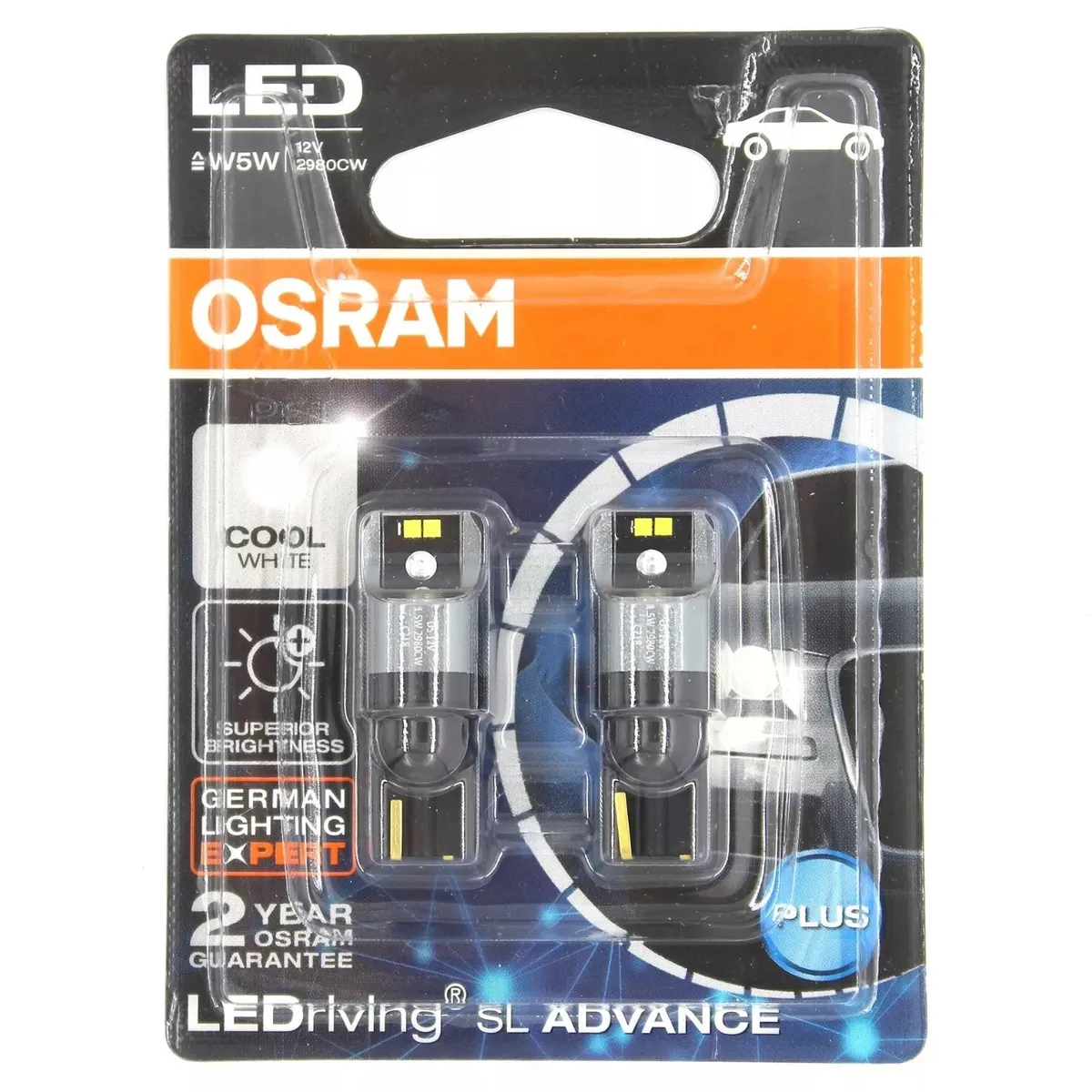 OSRAM - LED OSRAM T10 12V W5W 6000K BLANCO  2980CW-02B