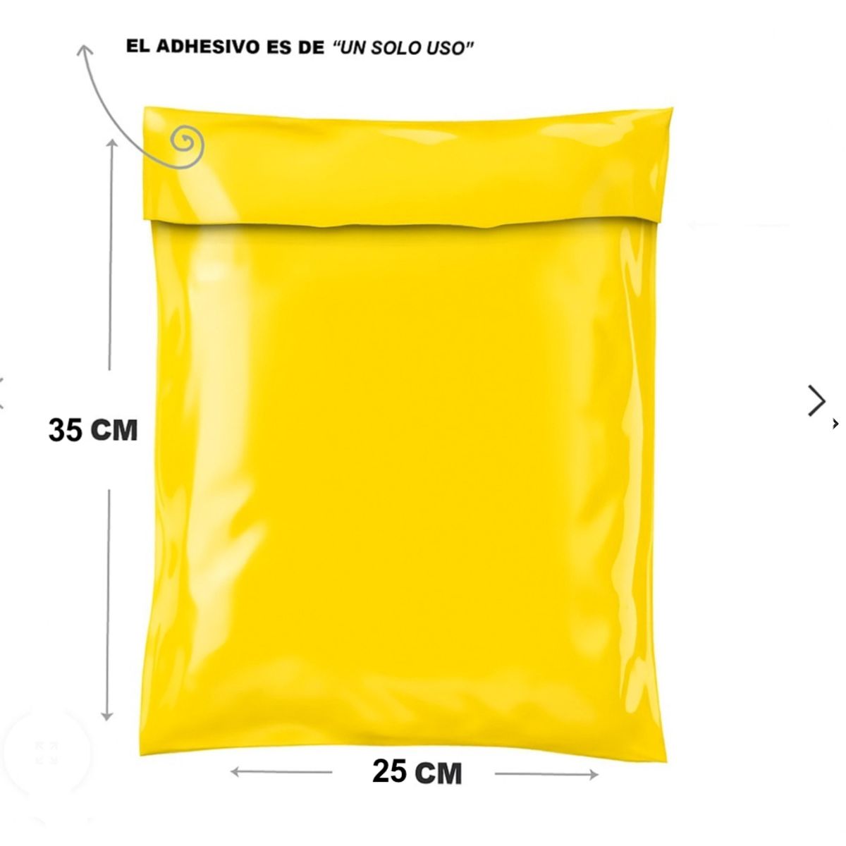 GENERICO - Bolsas Envios E-commerce Autosellables Ventas 25x35cm 100unA