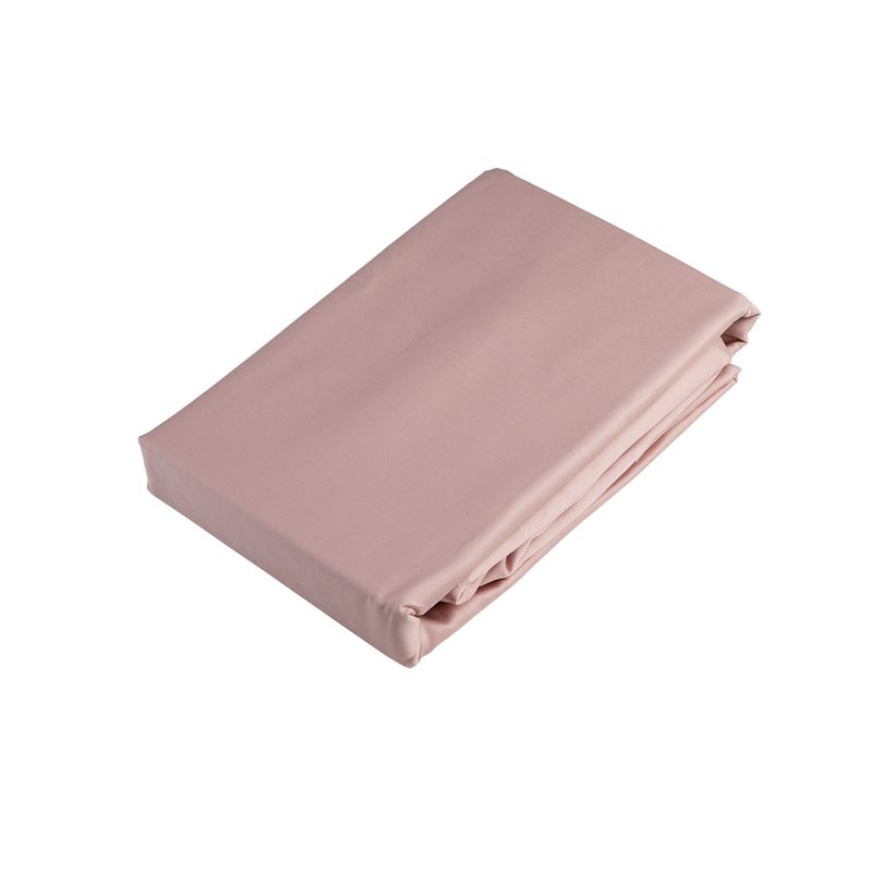 CARESTINO - Sábanas 300 Hilos Para Cuna Corral de 70x104cm Rosa