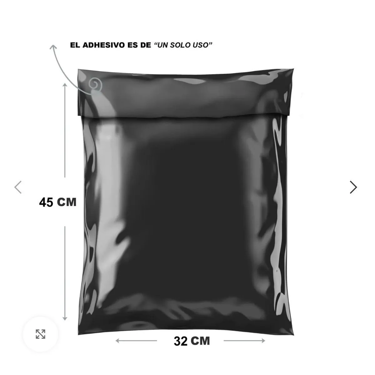 GENERICO - Bolsas E-commerce Autosellables Envios Ventas 45x32cm 50uN