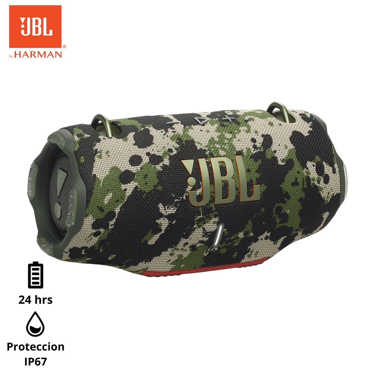 JBL - Parlante JBL Xtreme 4 Camuflado 60W Bluetooth IP67 24h