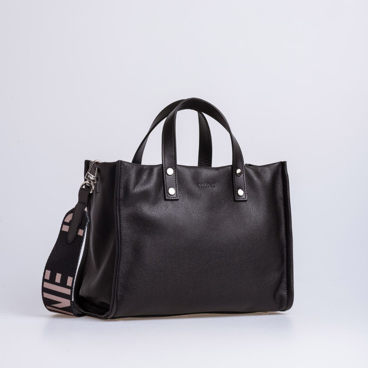 PRUNE - CARTERA CERDEÑA EN CUERO GRANEADO