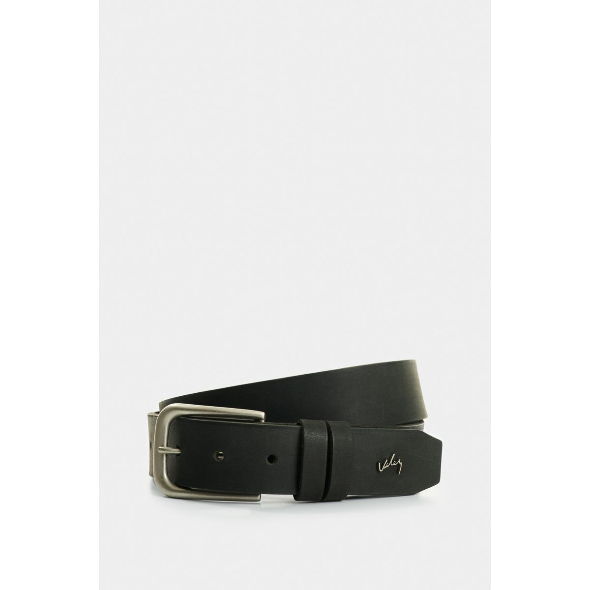 VELEZ - Vélez Cinturón Unifaz De Cuero Para Hombre Hazel Negro
