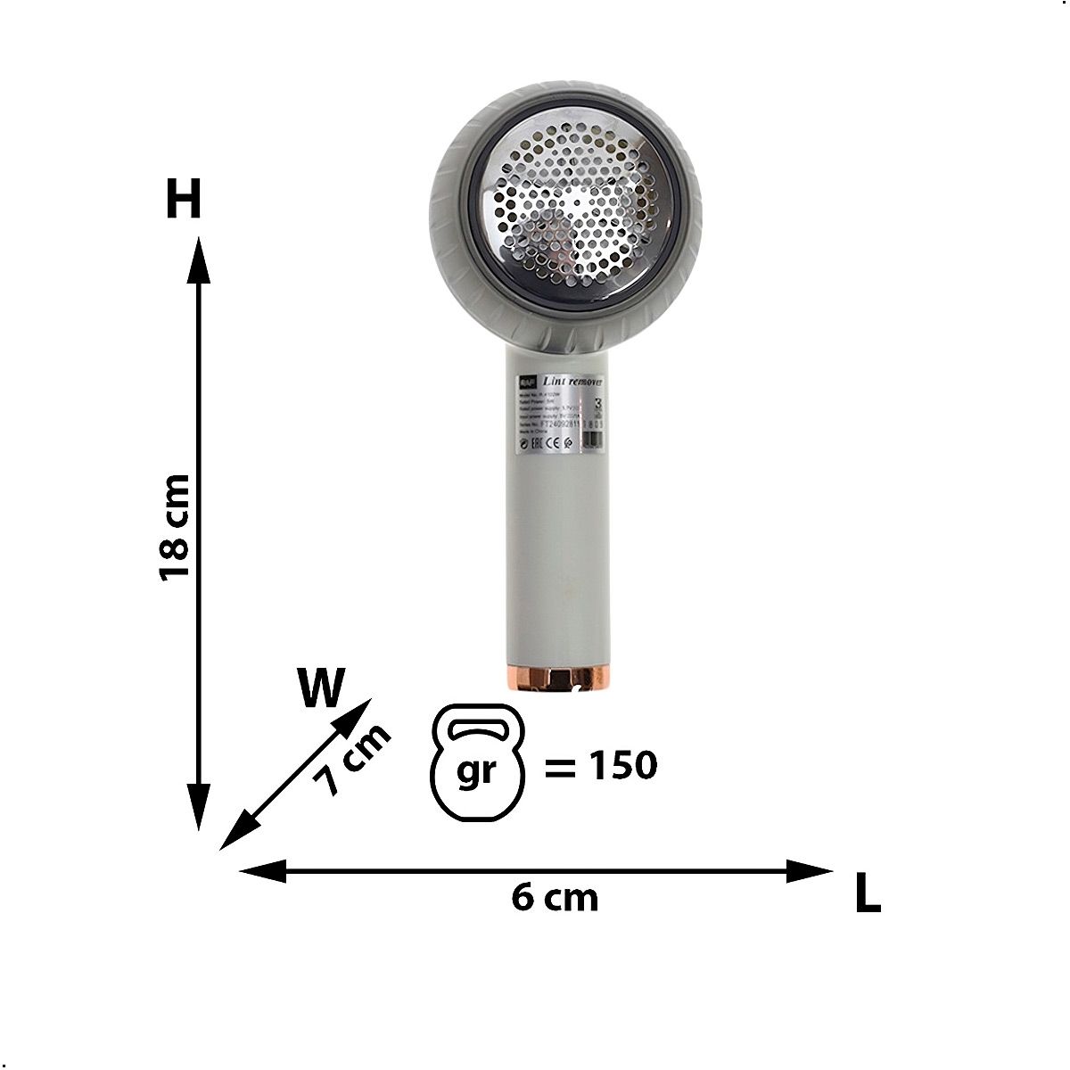 RAFF - Removedor Quita Pelusas Ropa Eléctrico Portátil RAF R4102W