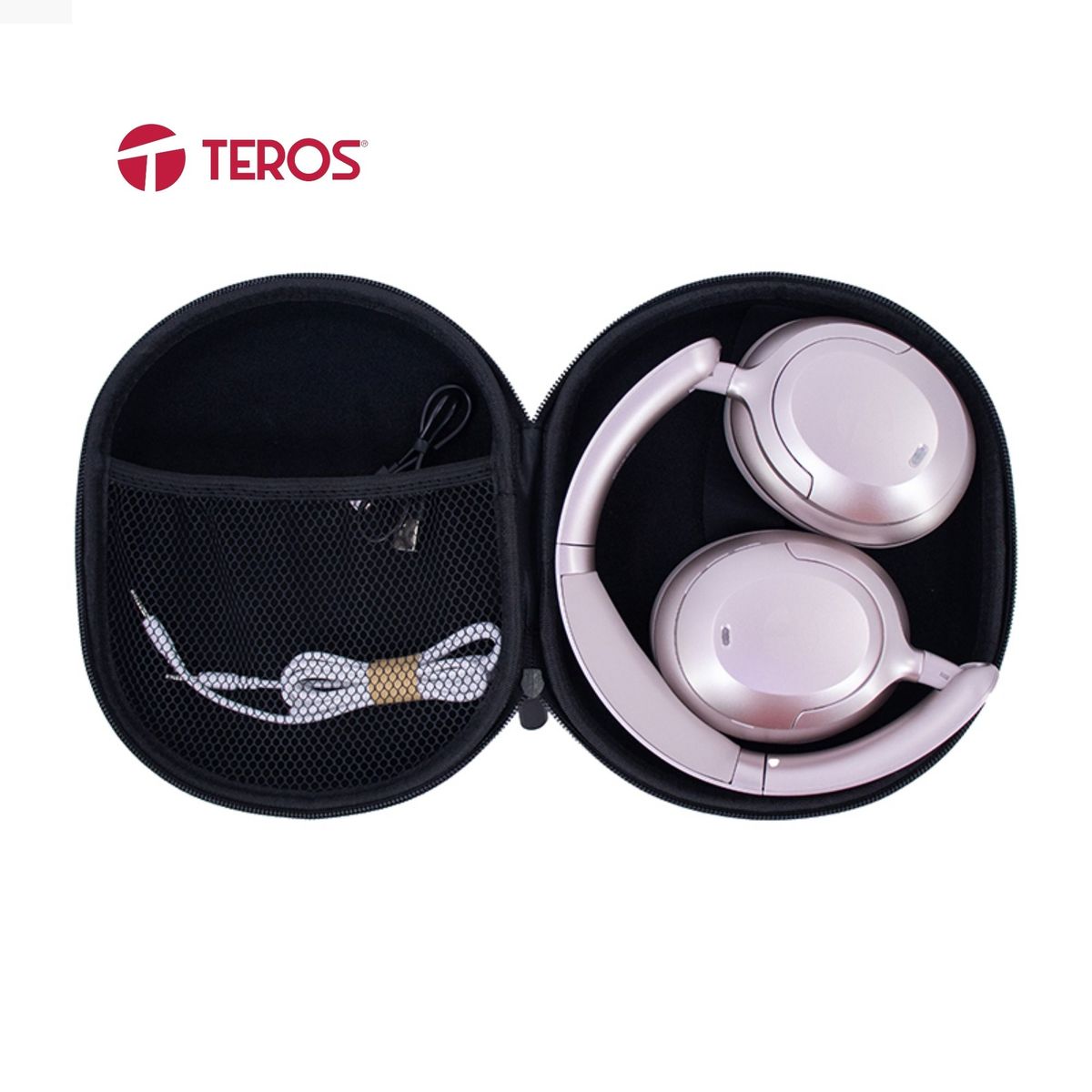 TEROS - Audífono inalámbricos TEROS TE-8038RS USB-C Rose Titanium