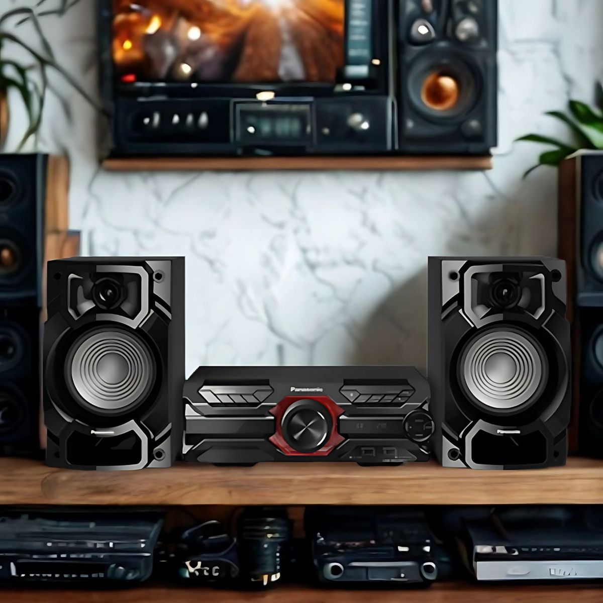 PANASONIC - Minicomponente Panasonic SC-AKX320PSK