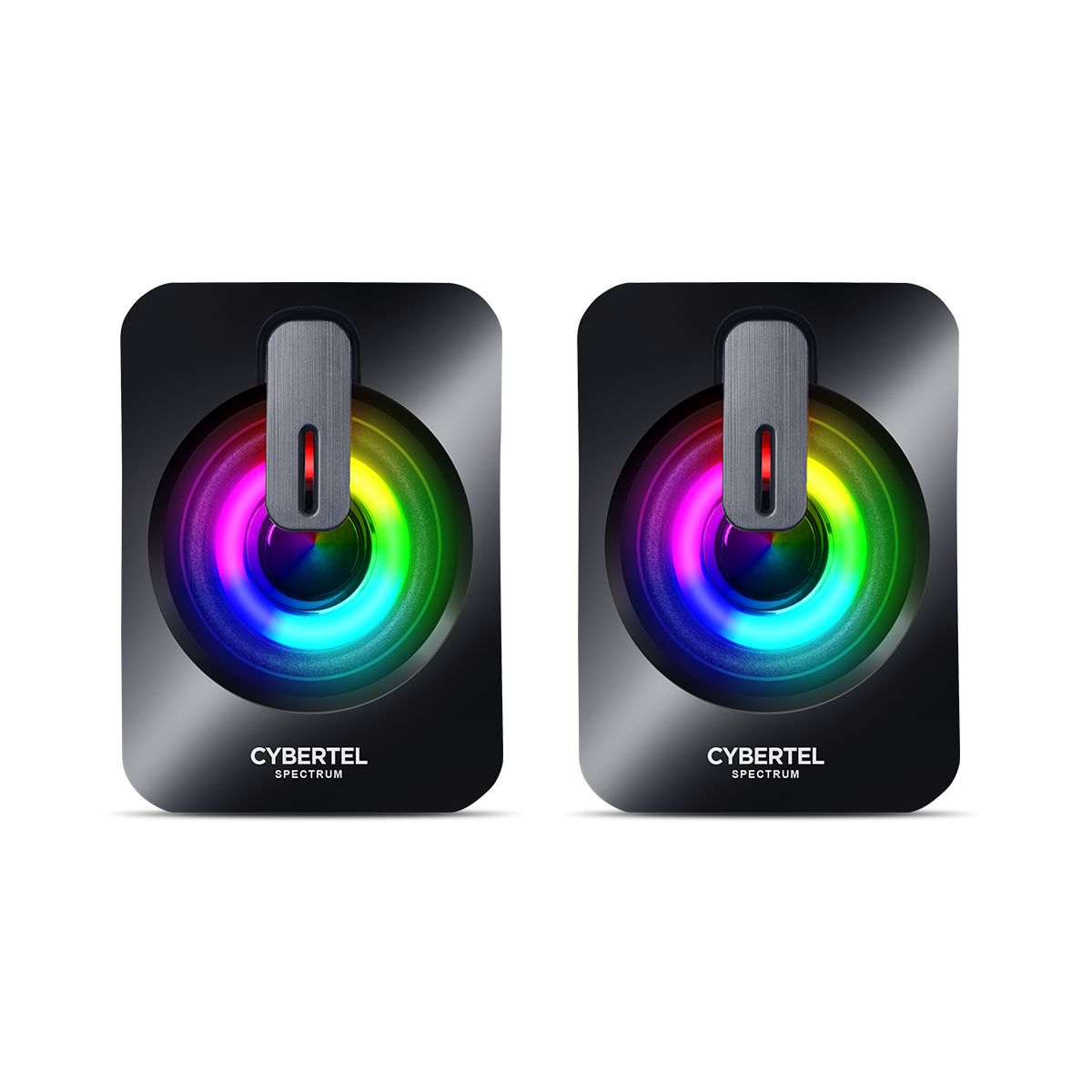 Parlante para PC Gamer RGB Negro Cybertel Spectrum CBX S303, marca CYBERTEL - Foto Principal