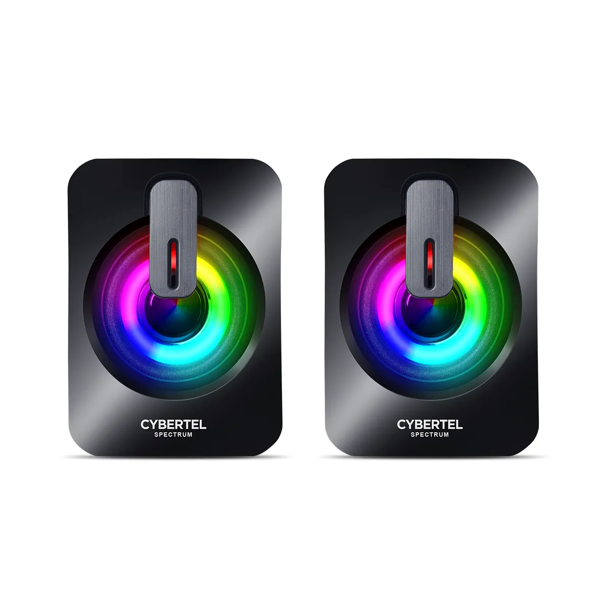 Parlante para PC Gamer RGB Negro Cybertel Spectrum CBX S303, marca CYBERTEL - Foto Principal