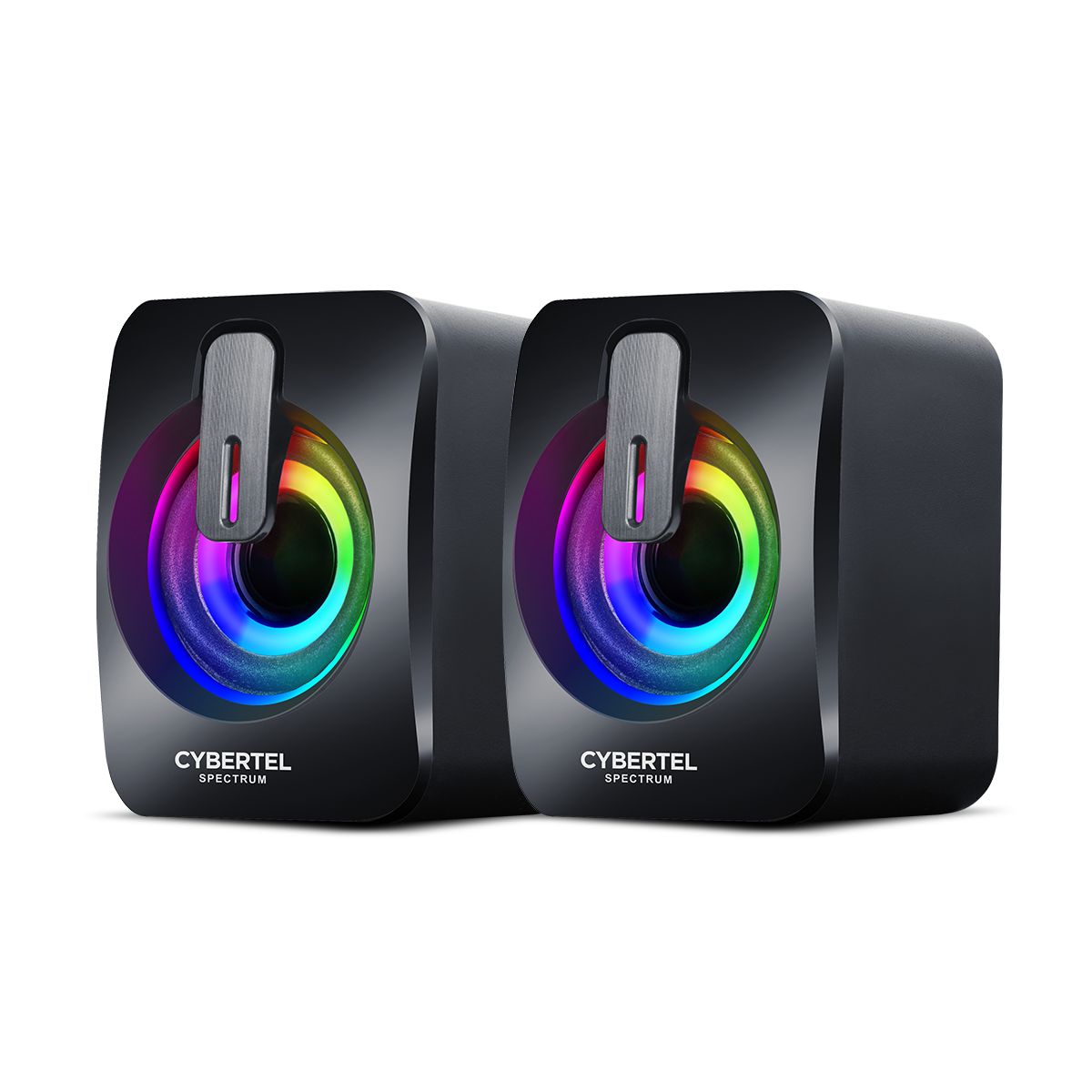 Parlante para PC Gamer RGB Negro Cybertel Spectrum CBX S303, marca CYBERTEL - Foto 2
