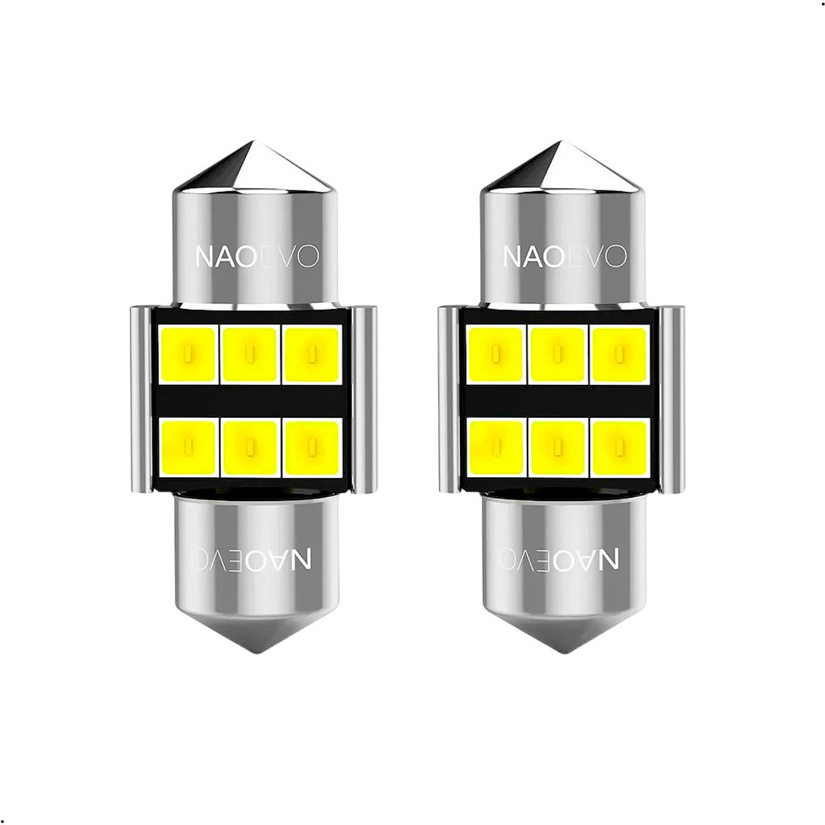 NAOEVO - Luses Led Naoevo De Salon Feston Canbus C5w 28 mm X 2 Unids