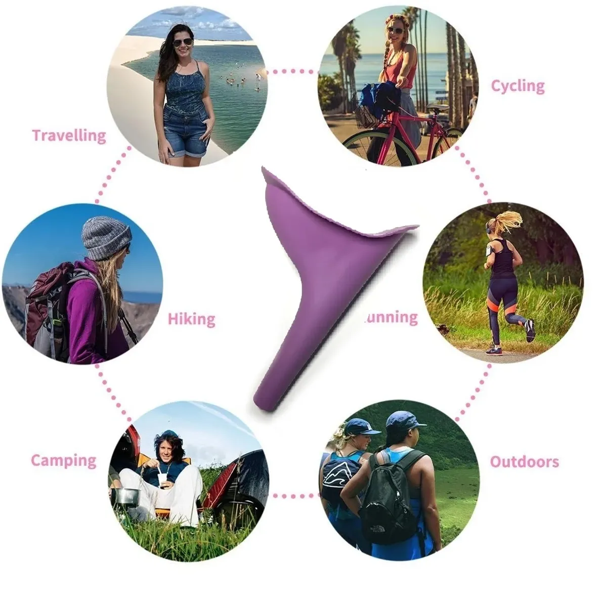 GENERICO - Dispositivo Urinario para Mujeres reutilizable