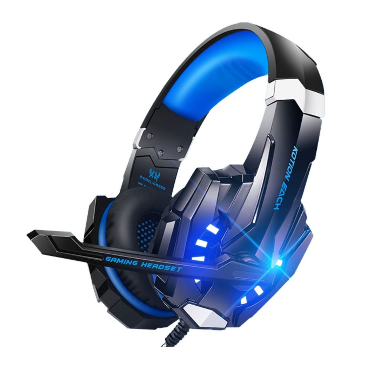 GENERICO - Auriculares Estéreo G9000 Gamer con Micrófono Azul
