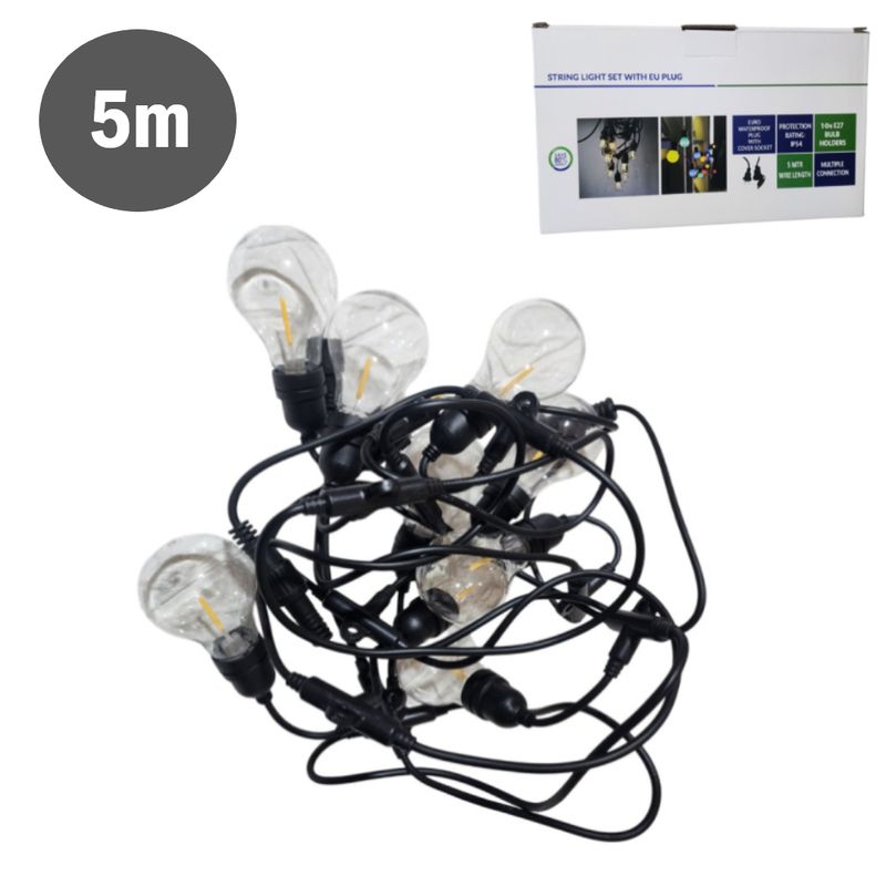 GENERICO - Guirnalda Serie de Luces LED Decorativas para Terraza y Hogar 5M