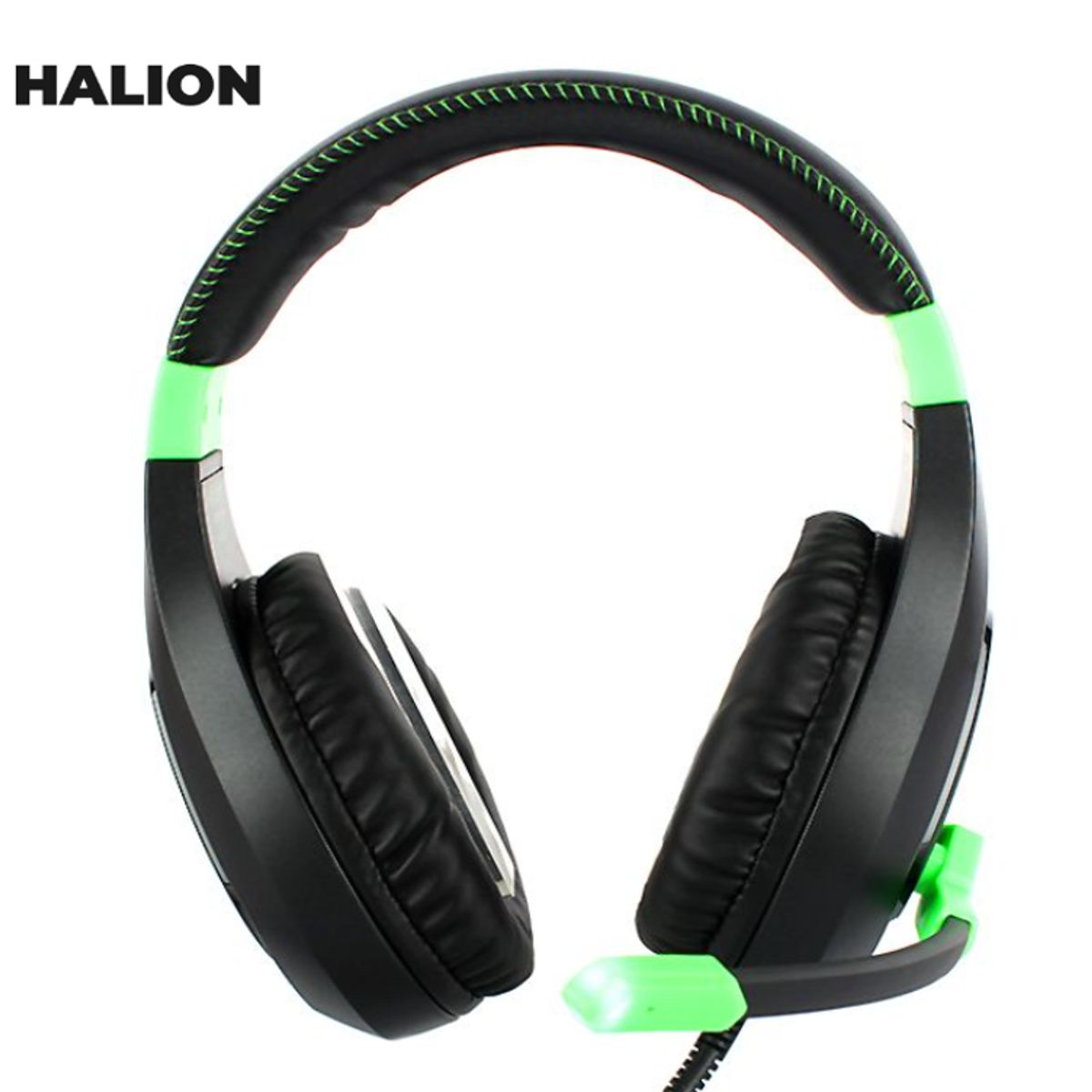 HALION - Audifonos Gamer con Microfono HA-S8  USB LED 20-20kHz HALION