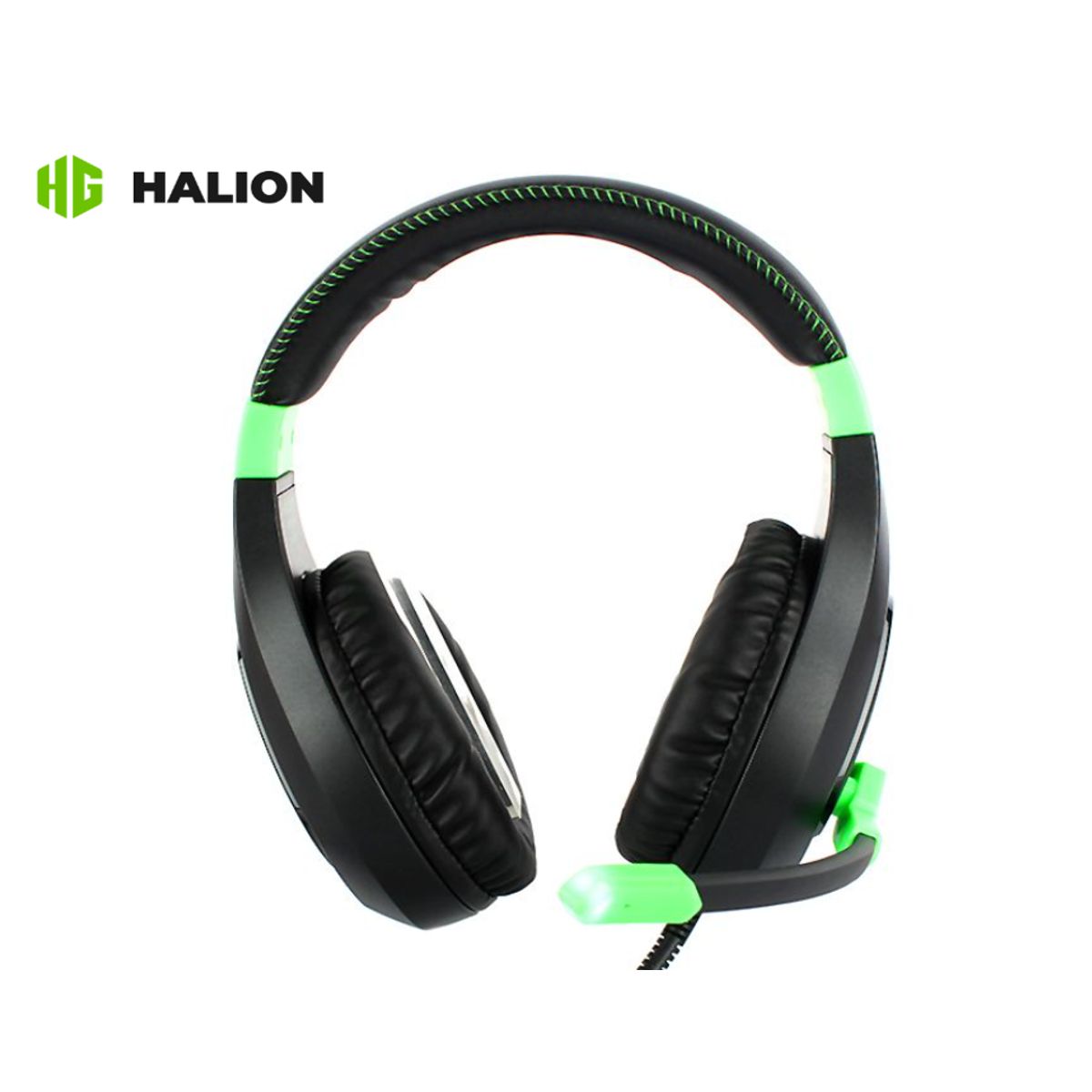 HALION - Audifonos Gamer con Microfono HA-S8  USB LED 20-20kHz HALION