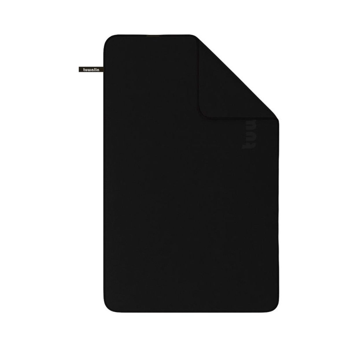 TUWALLA - Toalla de Microfibra Tuwalla L 80x130cm Negro