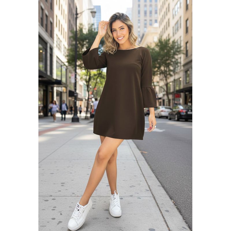 ARMA TU LOOK - VESTIDO VIENA MANGA CAMPANA SILUETA EN A