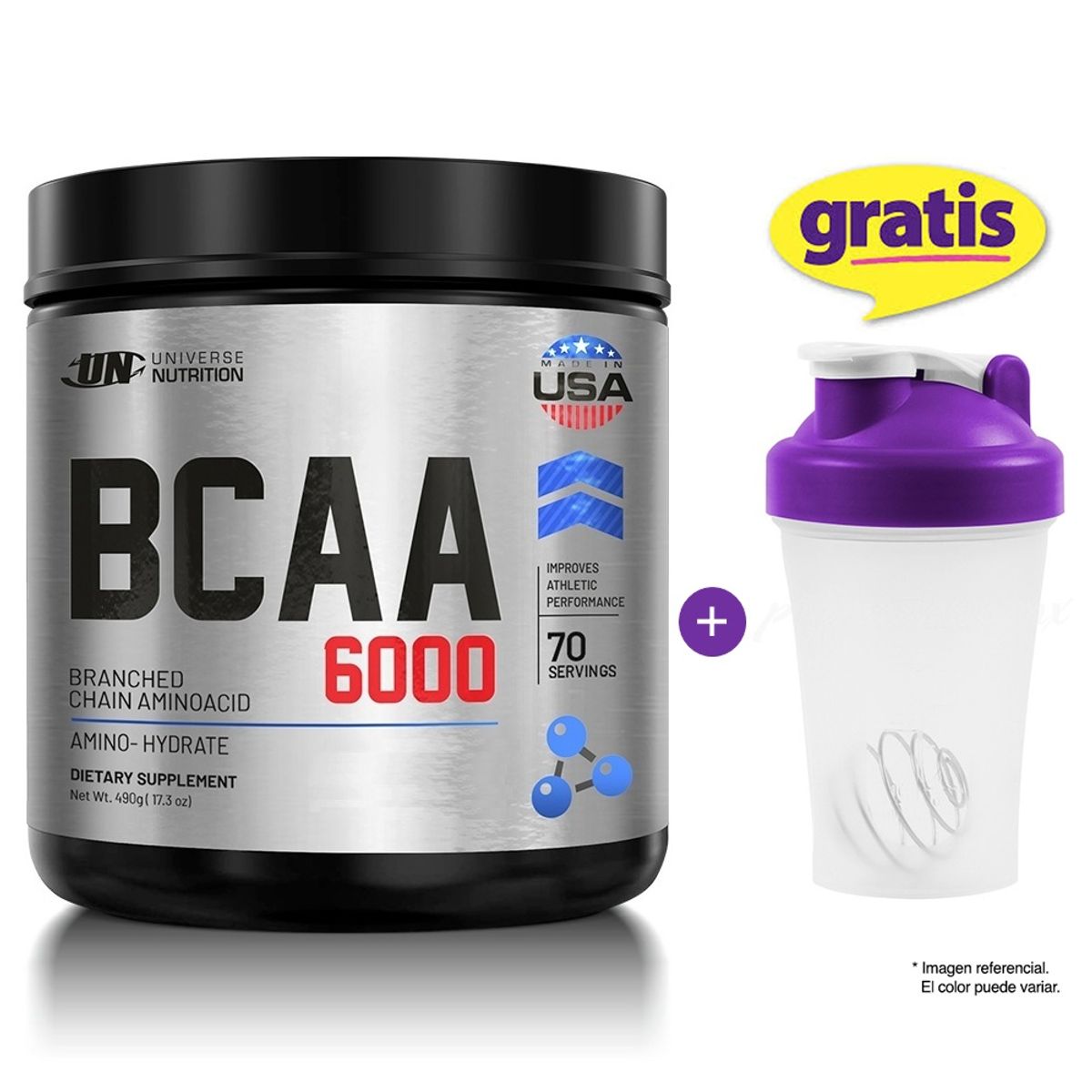 Universe Nutrition - BCAA 6000 de 480 GRAMOS CITRUS PUNCH UNIVERSE NUTRITION