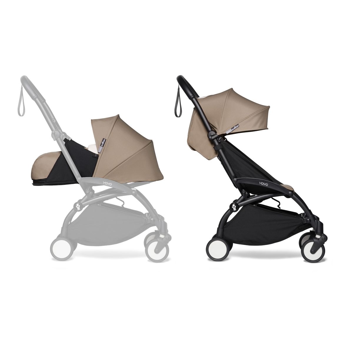 STOKKE - COCHE STOKKE YOYO³ COMPLETO CHASIS NEGRO NEWBORN