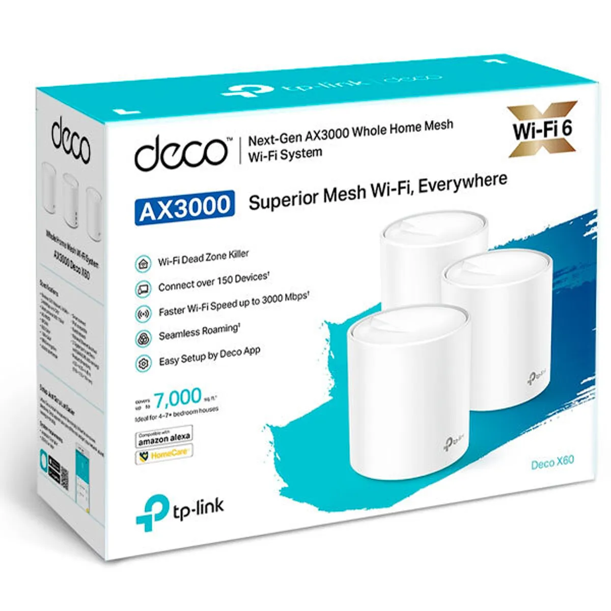 TP LINK - MESH TP-LINK DECO-X60-3 AX3000 WI-FI 6 3-PACK