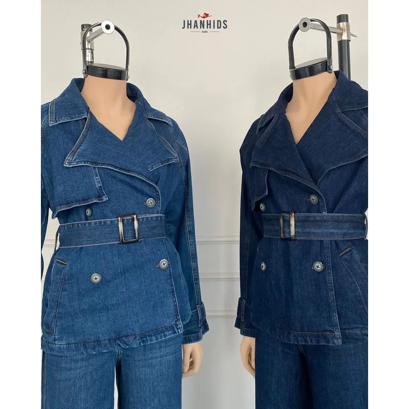 JHAN HIDS - Trench Corto Denim Adela