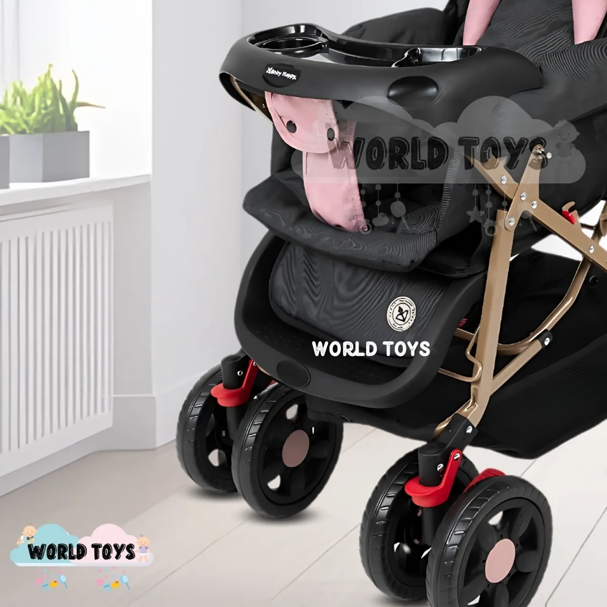 BABY - Coche Cuna Baby Happy «VINTAGE CLASIC II» Pink