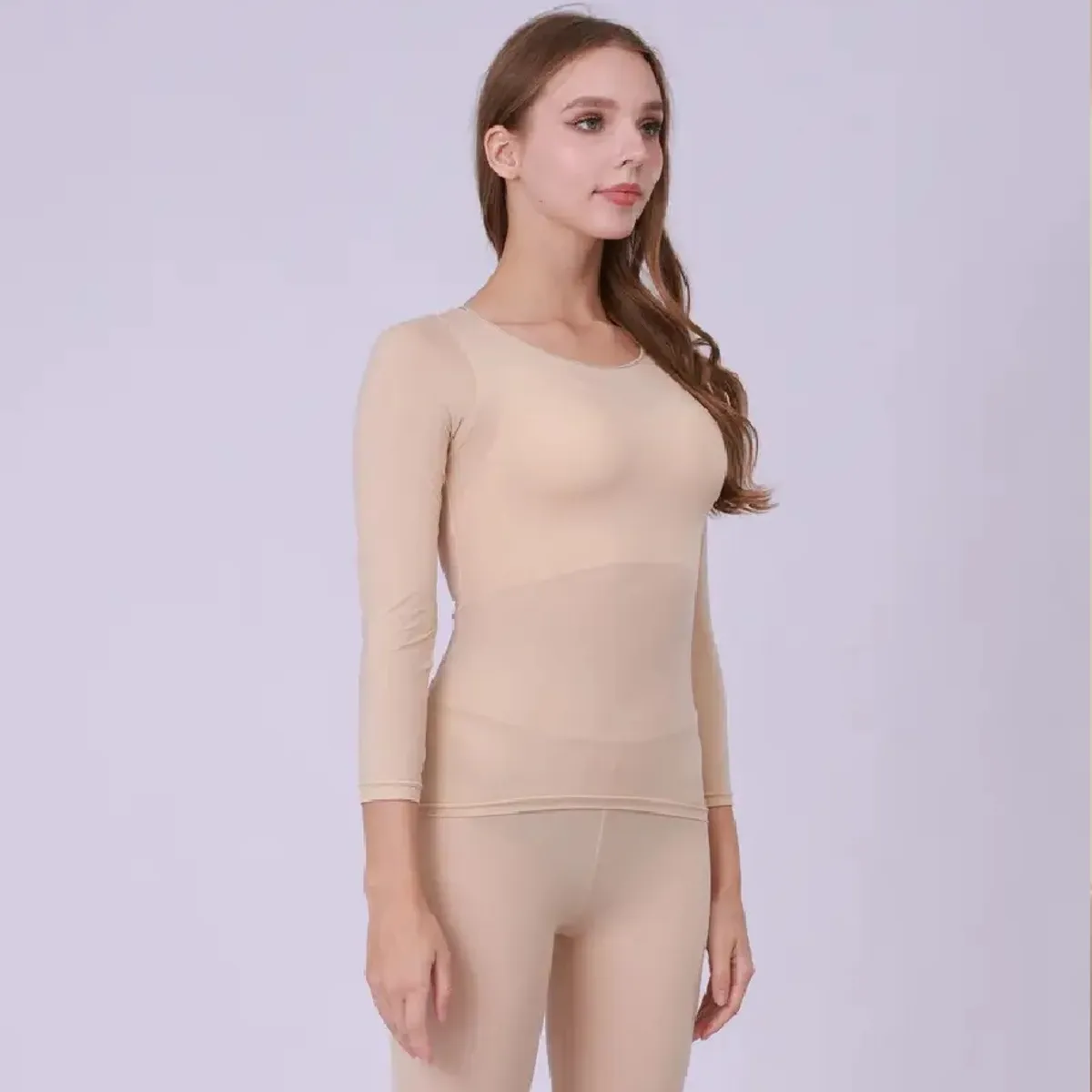 GENERICO - Conjunto Calentador  Mujer colores claros - Efecto Térmico