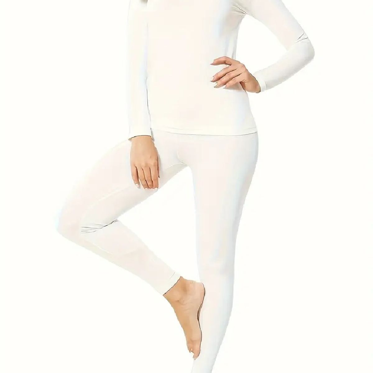 GENERICO - Conjunto Calentador  Mujer colores claros - Efecto Térmico