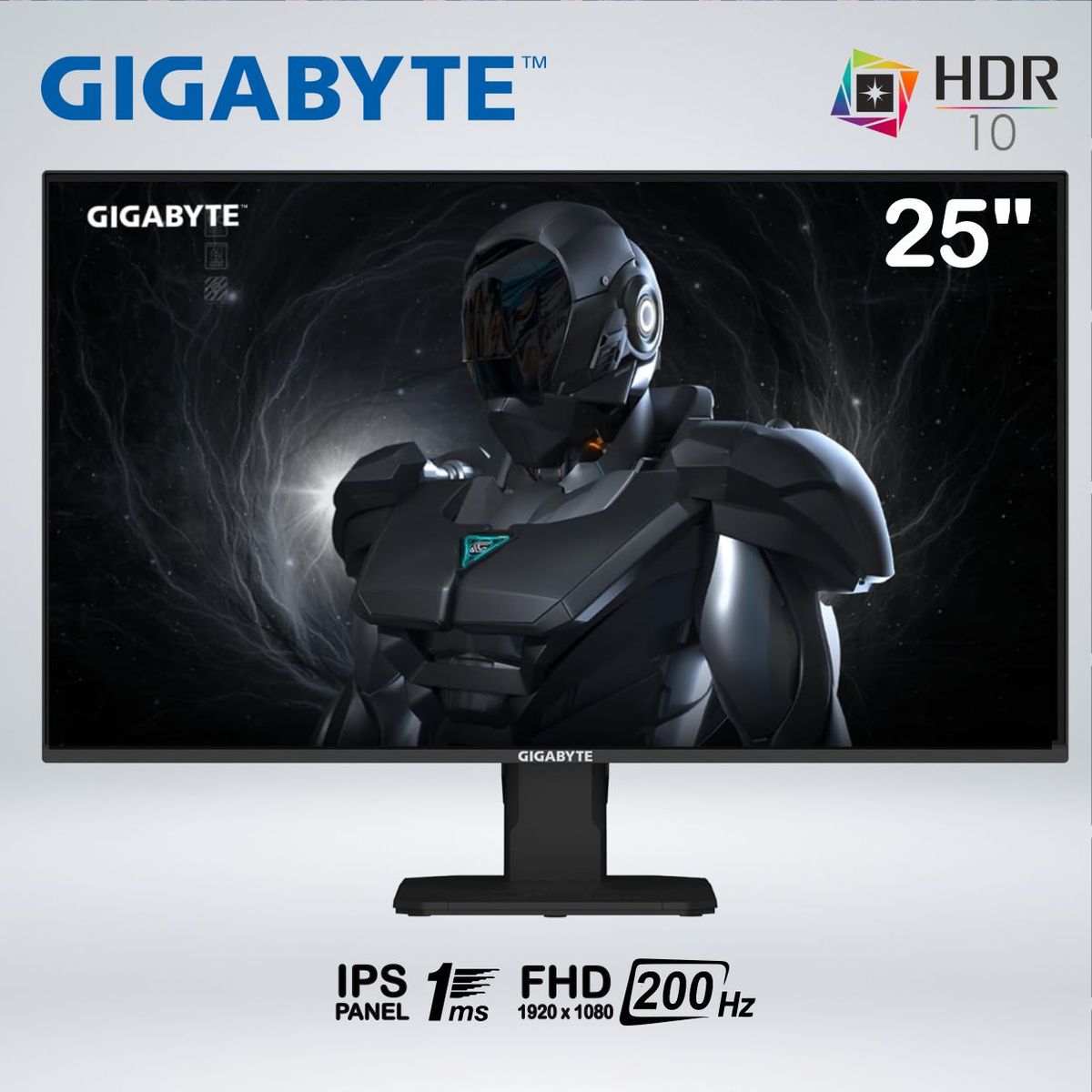 GIGABYTE - MONITOR GAME GIGABYTE GS25F2 FULLHD 25 " IPS 200hz 1ms HDR10 AMD
