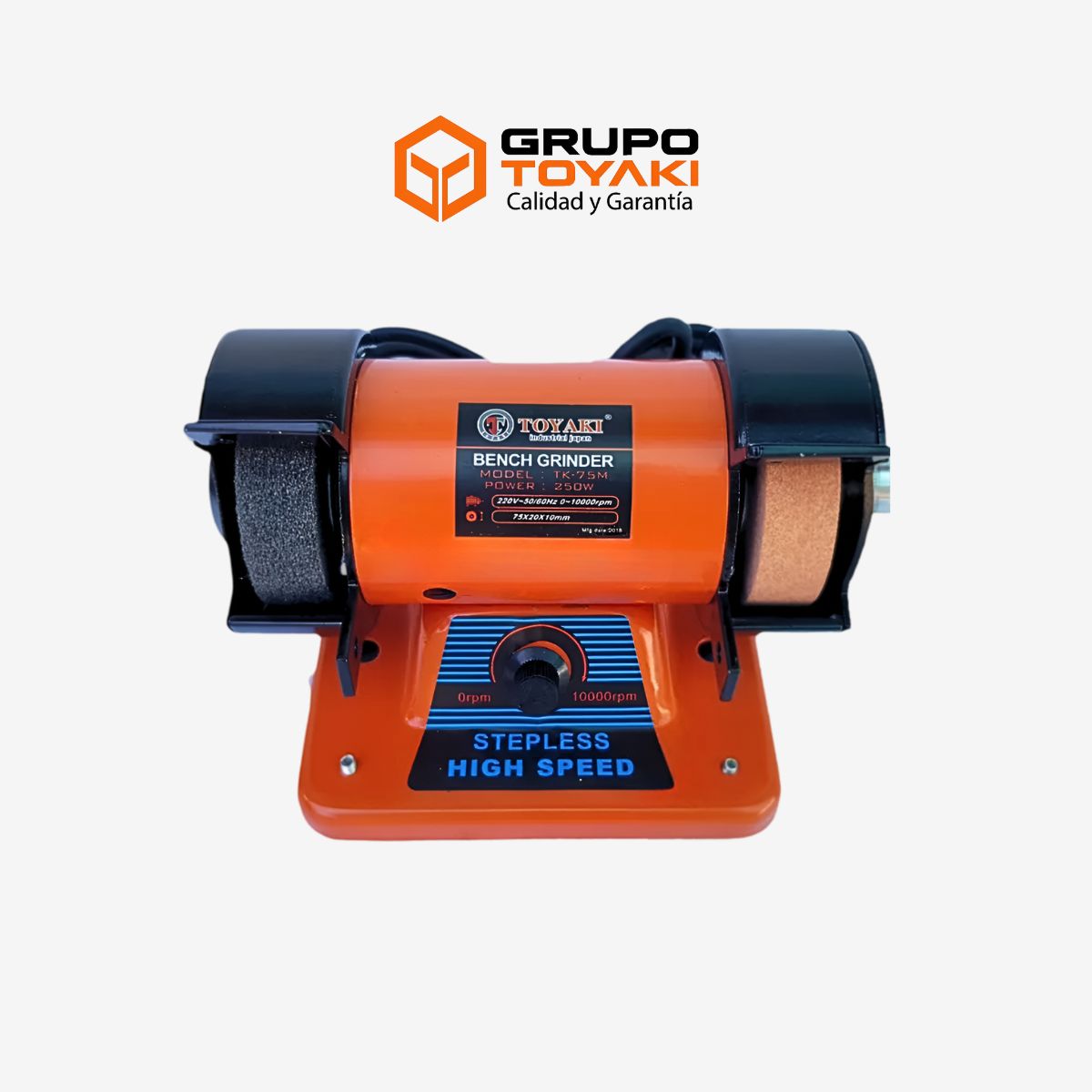 TOYAKI - ESMERIL DE BANCO 3 " 250W TOYAKI – TK-75M