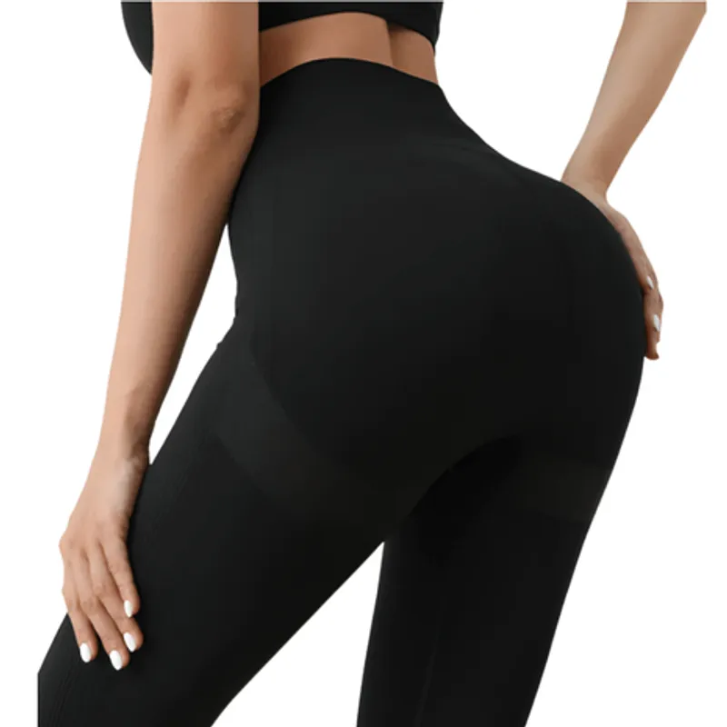 GENERICO - Malla Deportiva Colombiana Push Up Negro