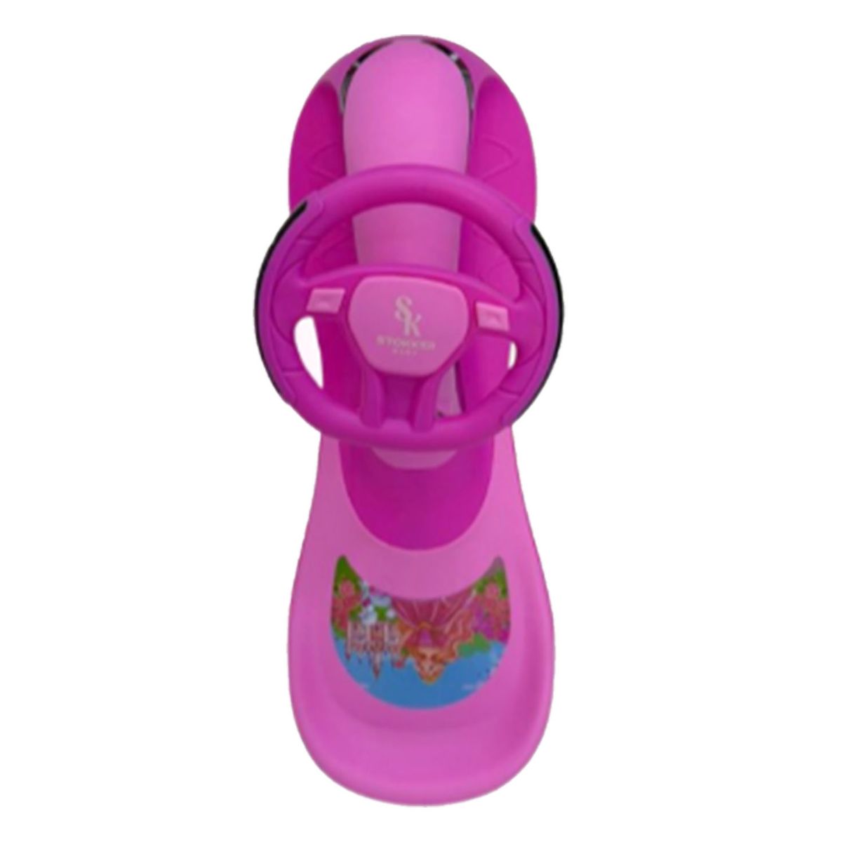 STOKKER BABY - Twiscar ballena Musical con Luces Bluetooth Rosado