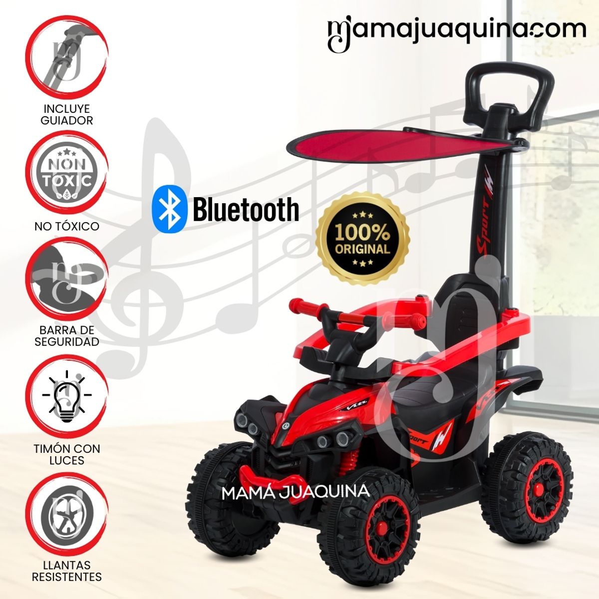 Baby - Correpasillo Guiador Jeep «ETERRIE» Edición Limitada Red