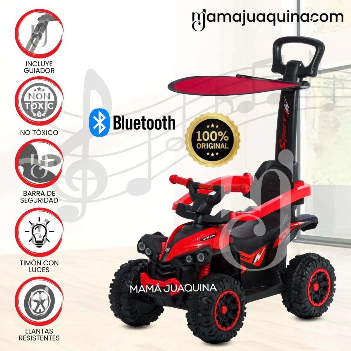 Baby - Correpasillo Guiador Jeep «ETERRIE» Edición Limitada Red