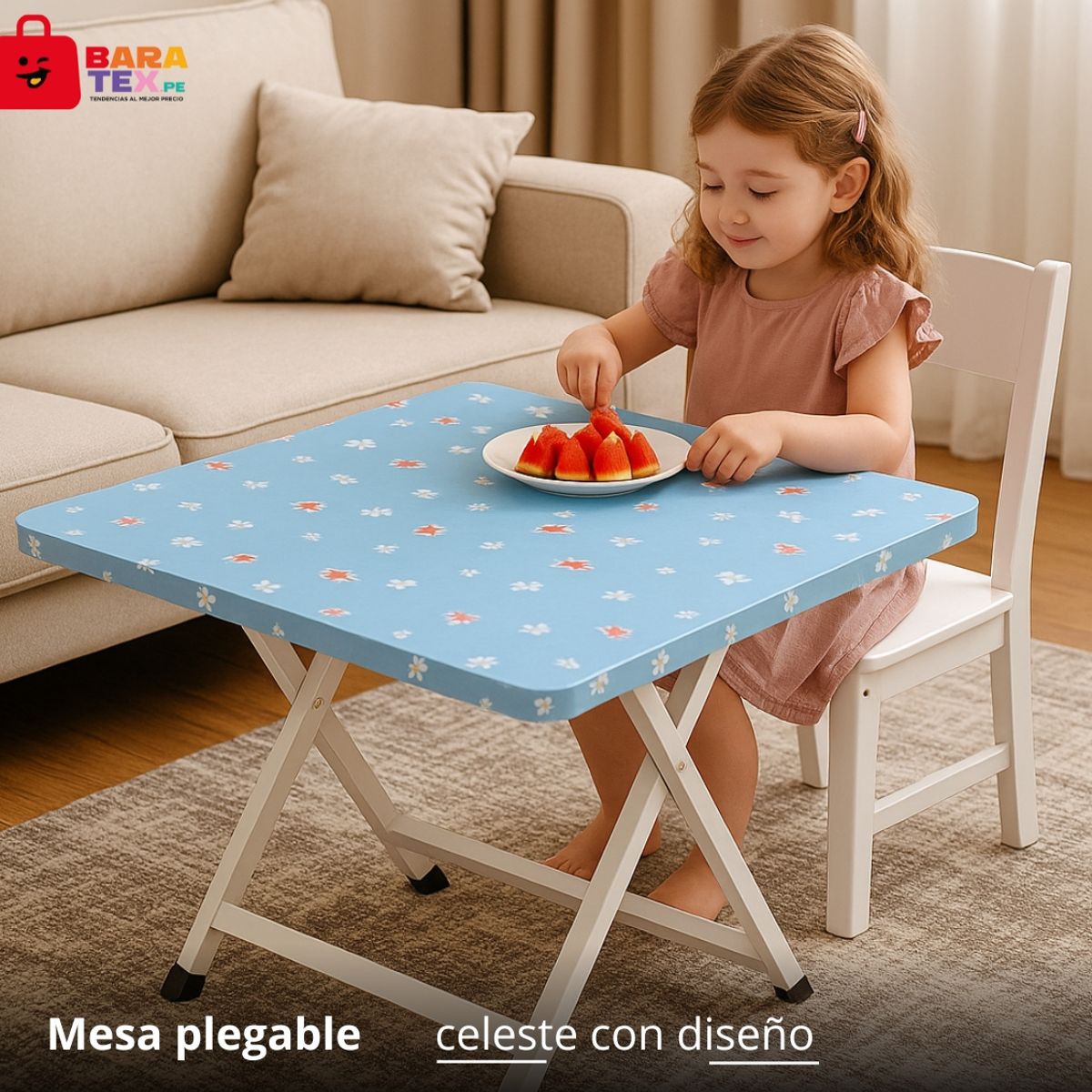 GENERICO - Mesa Multifuncional Plegable  Para Niños o Como Mesa de Centro