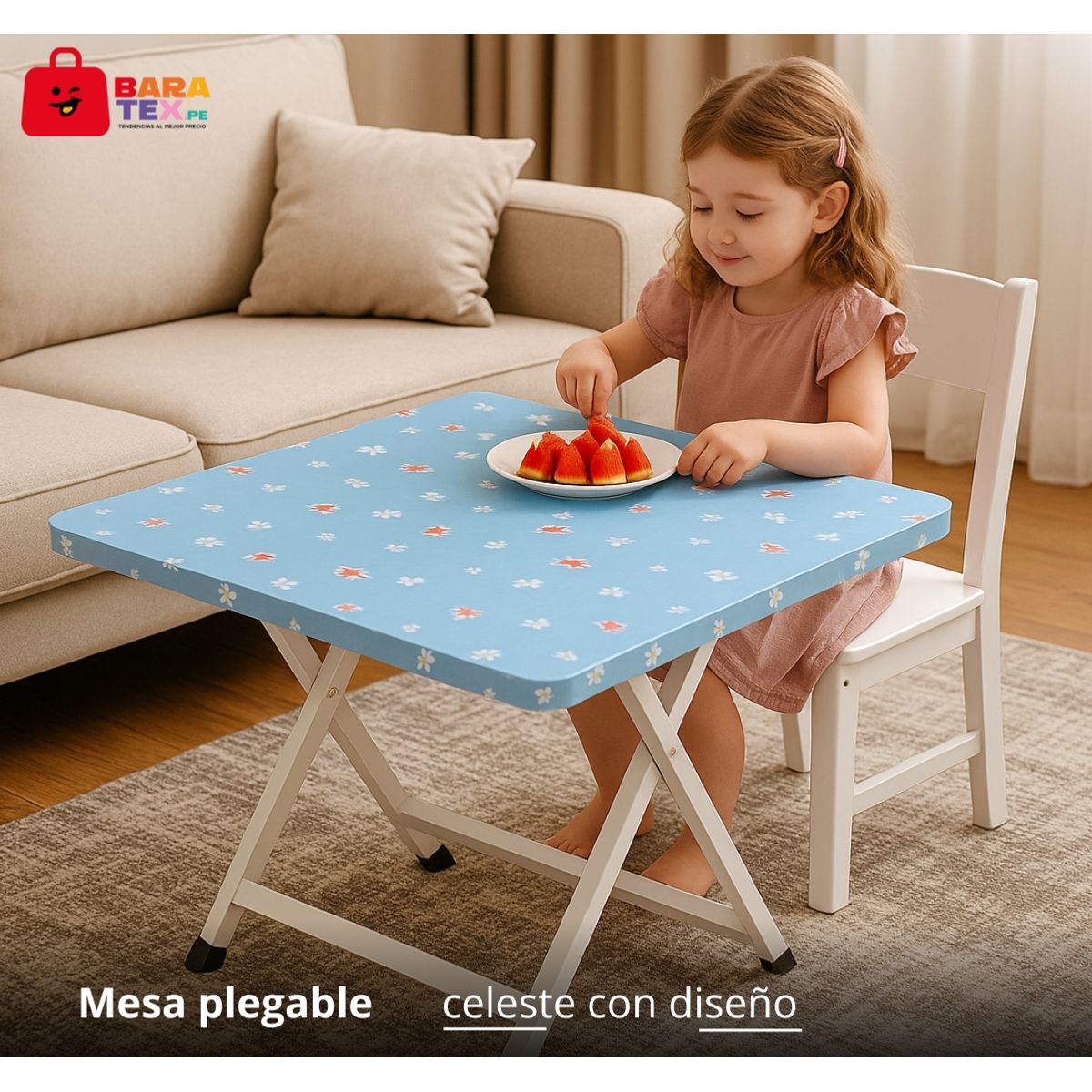 GENERICO - Mesa Multifuncional Plegable  Para Niños o Como Mesa de Centro