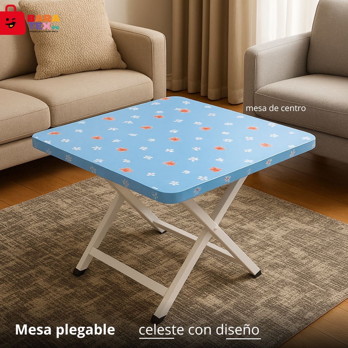 GENERICO - Mesa Multifuncional Plegable  Para Niños o Como Mesa de Centro