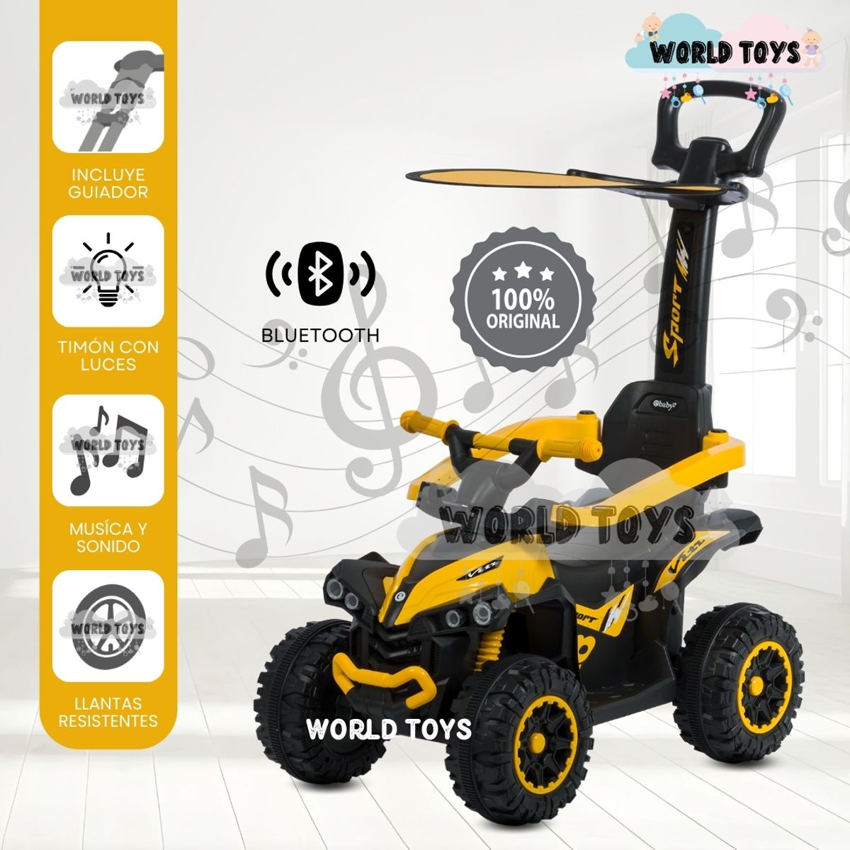 JEEP - Correpasillo Guiador Jeep «ETERRIE» Edición Limitada Yellow