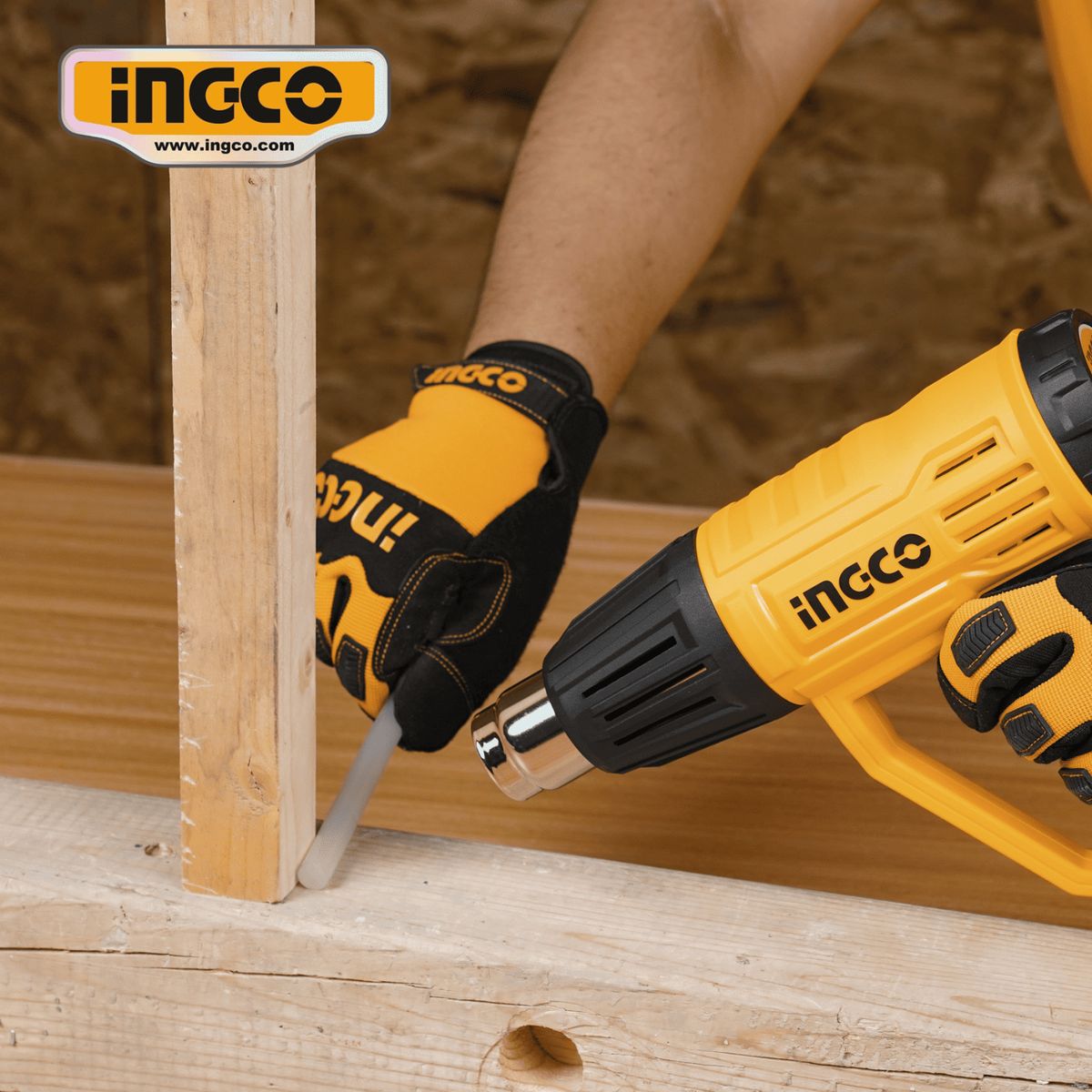INGCO TOOLS - HG200058 PISTOLA  DE CALOR 2000W CON REGULADOR DE TEMPERATURA