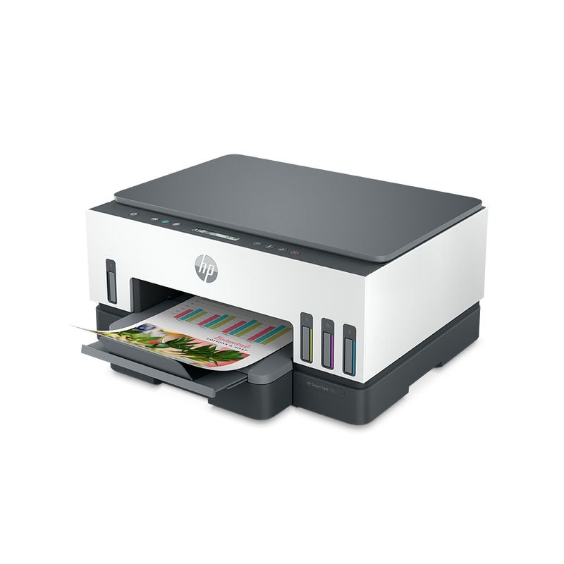 HP - Impresora multifuncional HP Smart Tank 720 - Tinta Wi-Fi Bluetooth