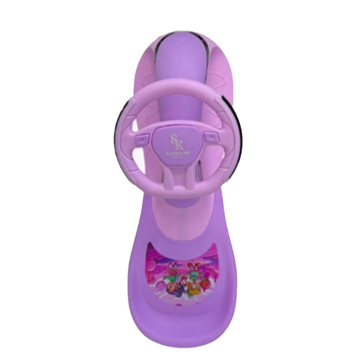 STOKKER BABY - Twiscar ballena Musical con Luces Bluetooth Lila