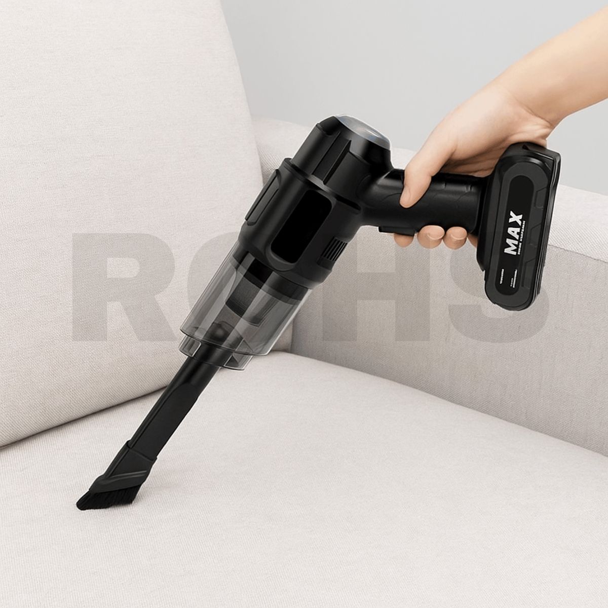 ROHS - ASPIRADORA MANUAL MULTIUSOS RECARGABLE