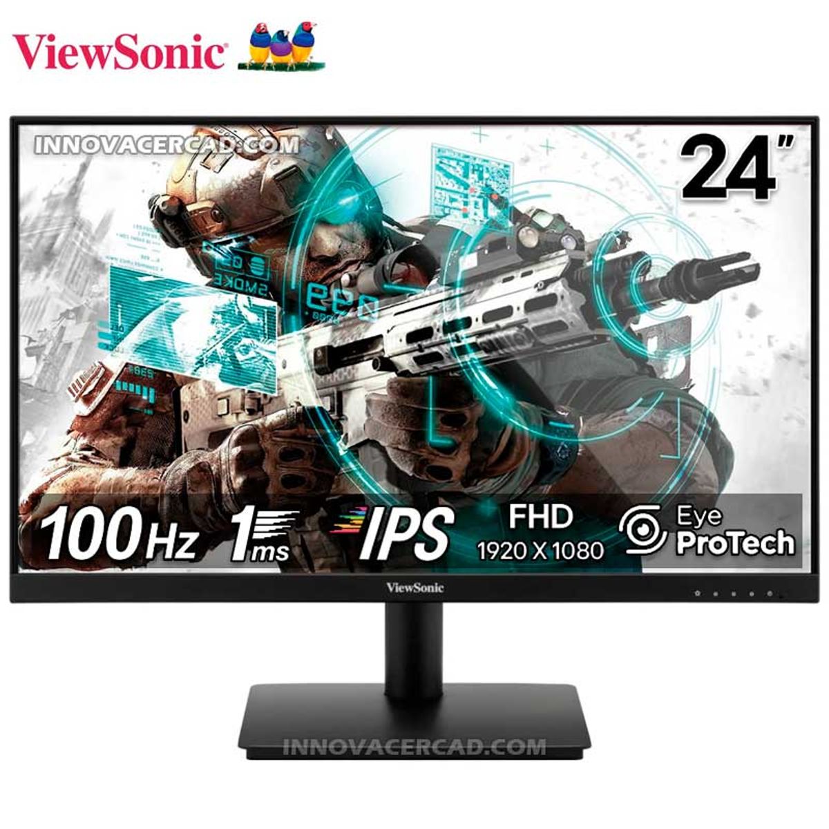 VIEWSONIC - Monitor Viewsonic VA240-H 24 IPS FHD 100Hz 1ms