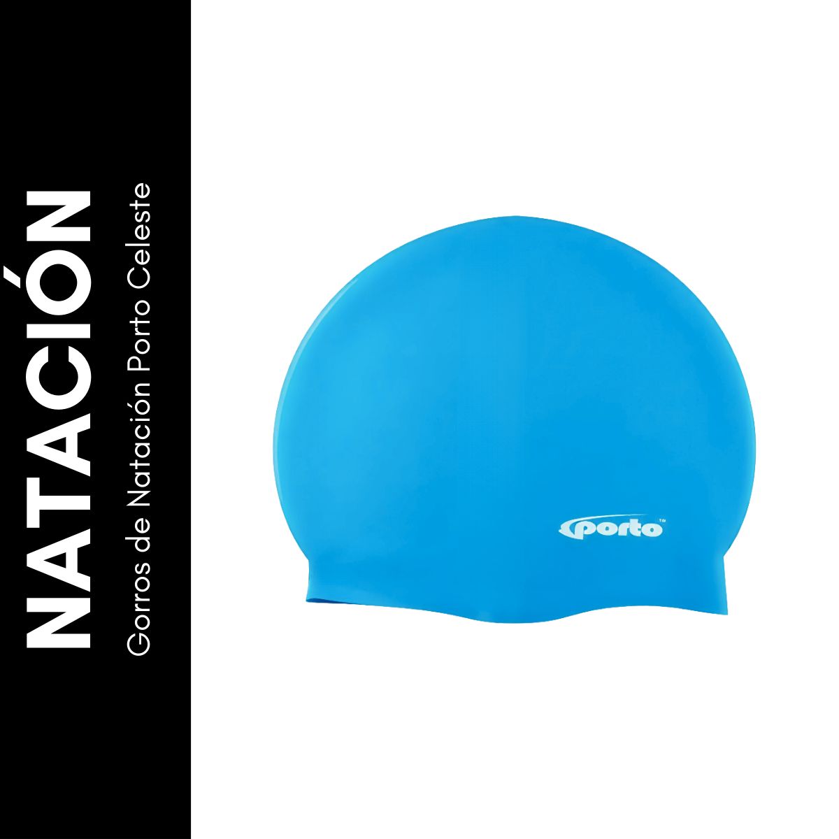 PORTO - Gorro De Natación Porto Celeste