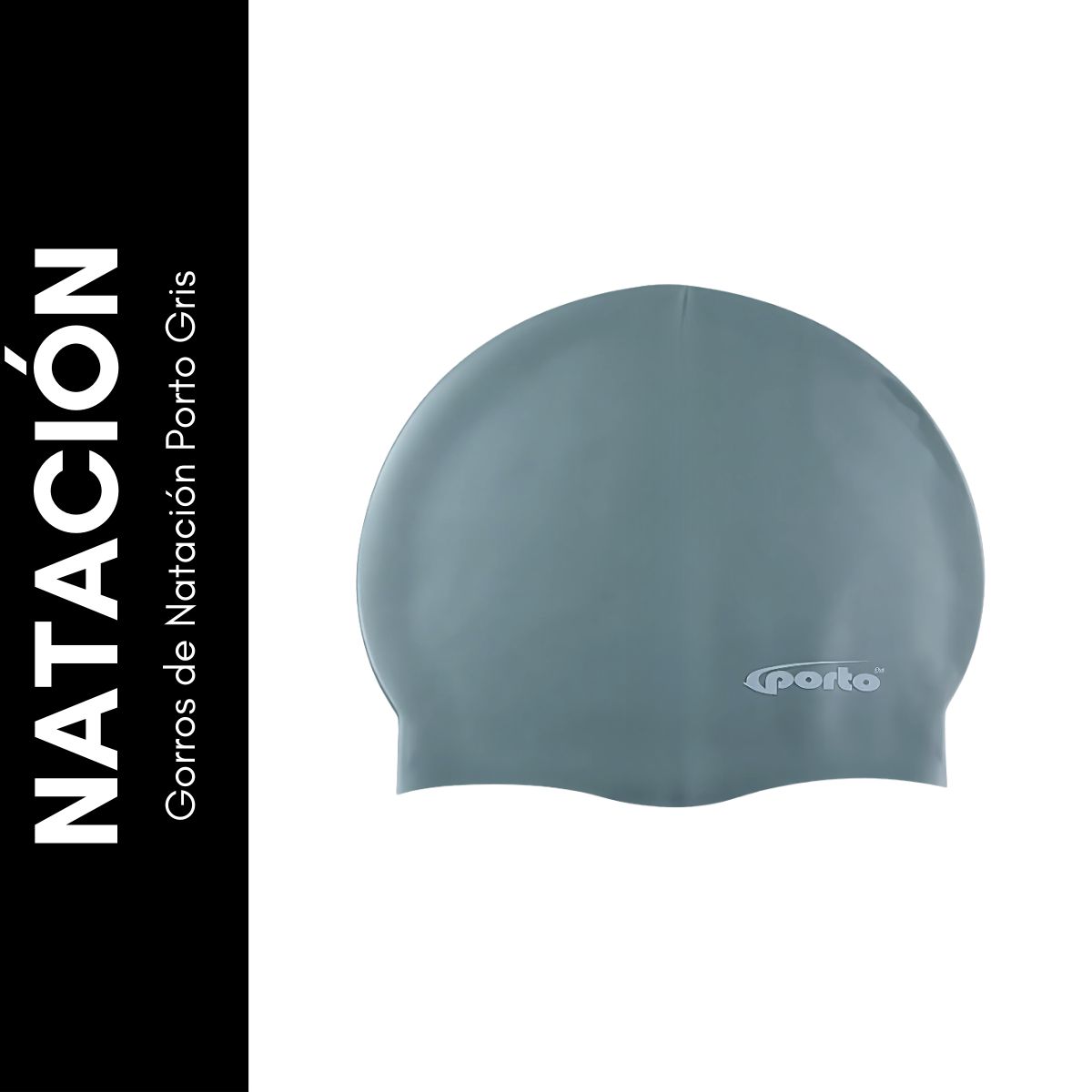 PORTO - Gorro De Natación Porto Gris