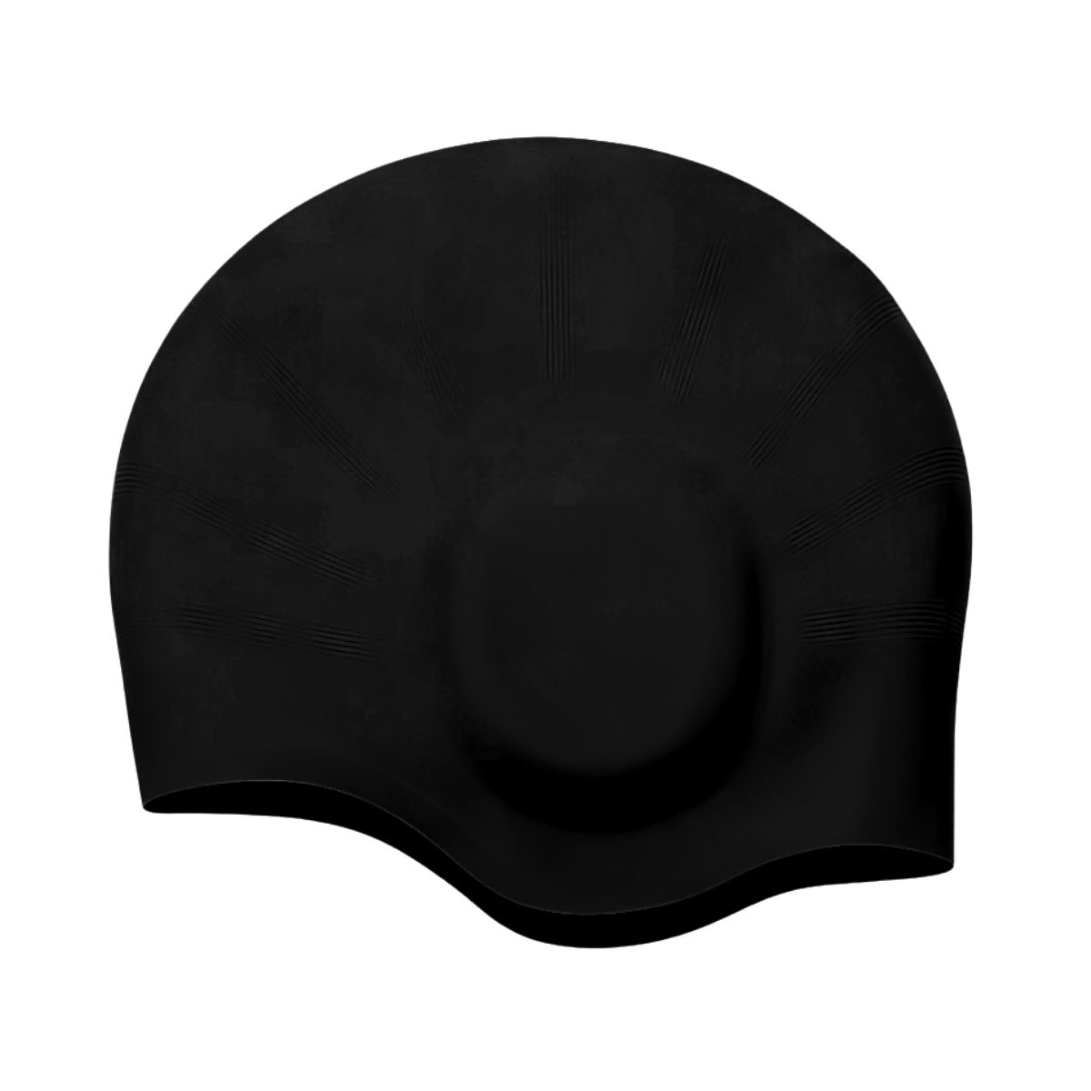 GRAVITAL - Gorro De Natacion Silico Con Orejera Gravital Negro