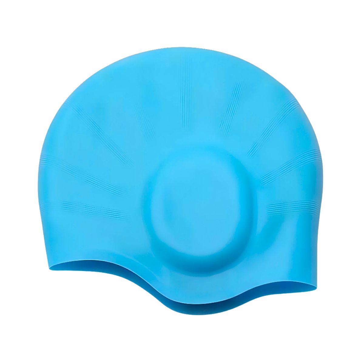 GRAVITAL - Gorro De Natacion Silico Con Orejera Gravital Celeste