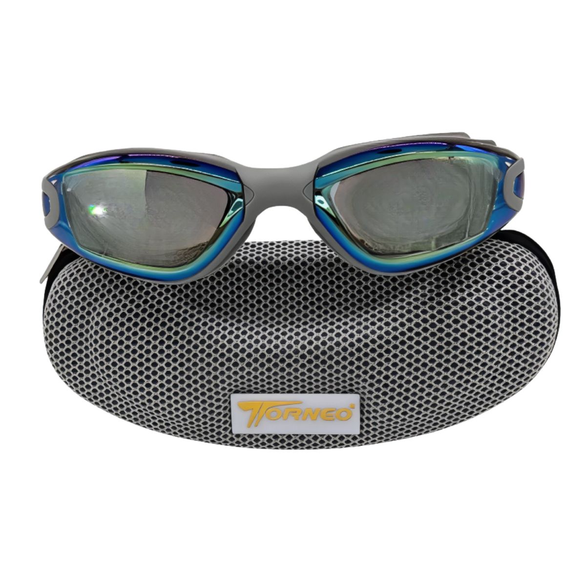 TORNEO - Lentes De Natación Con Estuche Para Adulto Torneo Gris