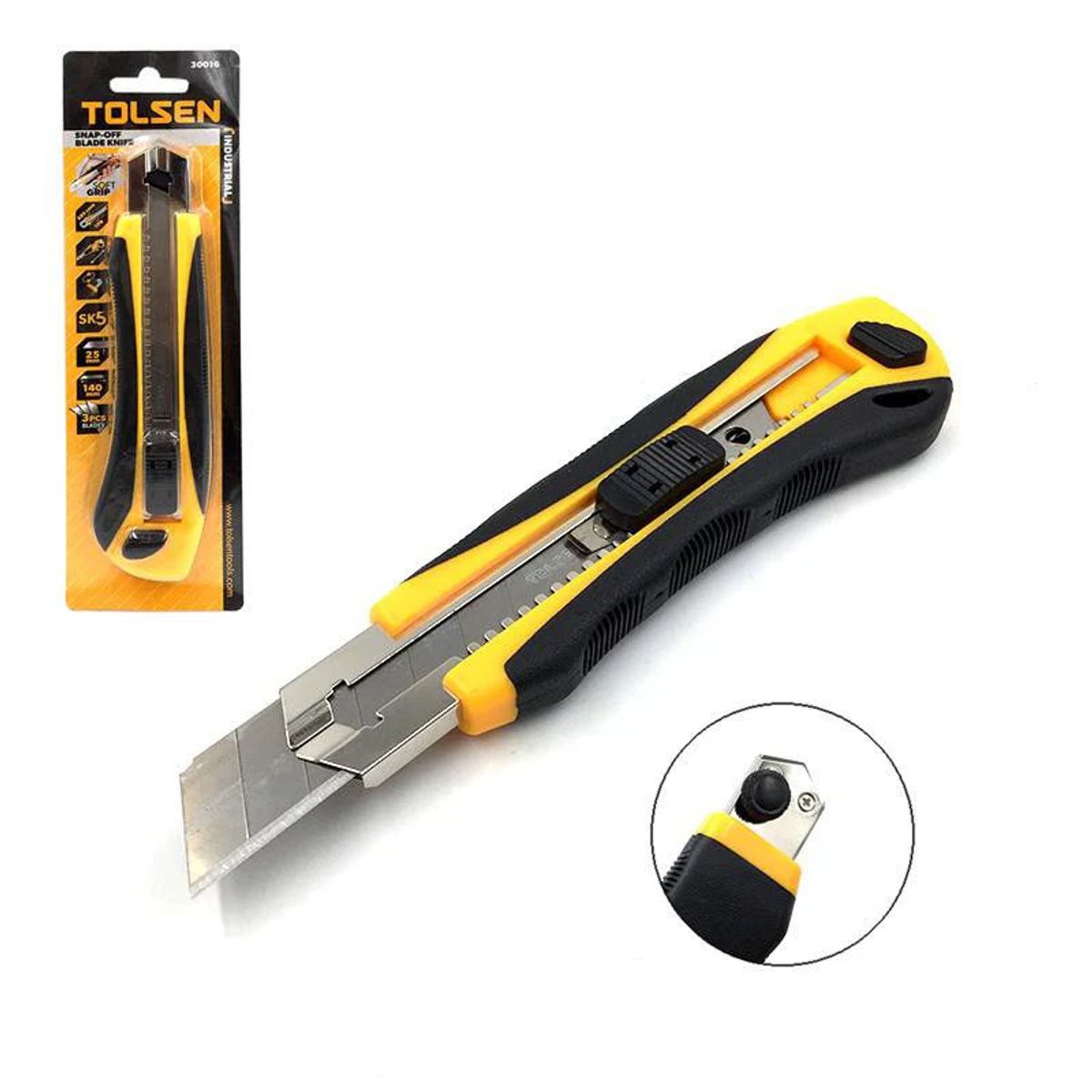 TOLSEN - Cutter Cuchilla hoja rompecabezas 25×200 mm Tolsen - 30016